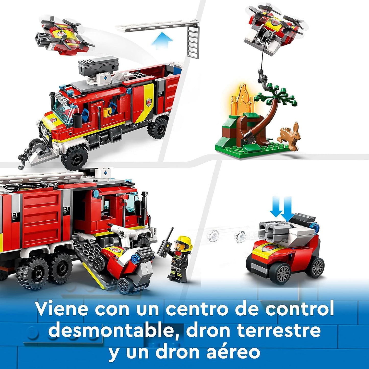 LEGO City 60374 Unidad Móvil de Control de Incendios